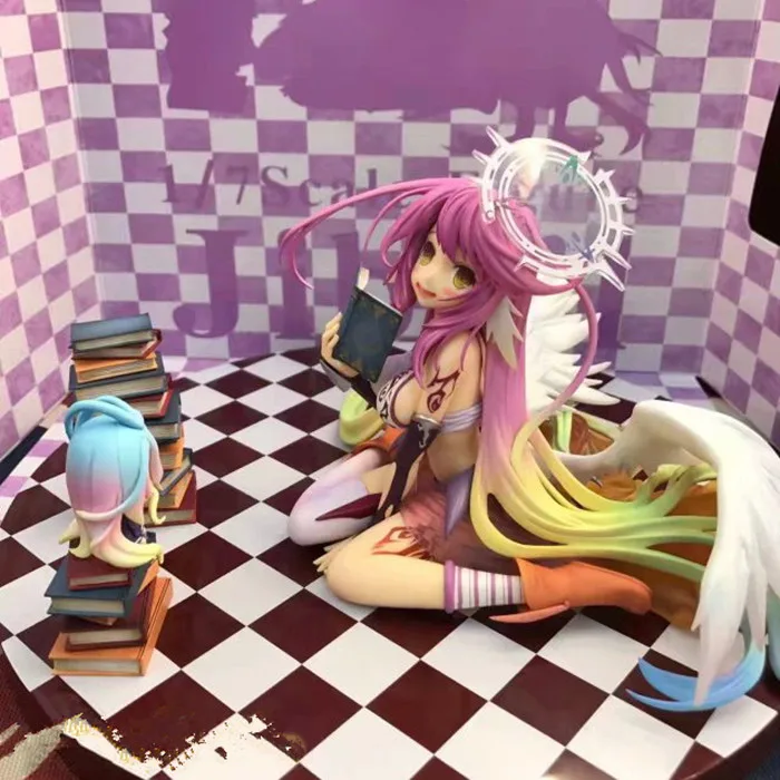 Новое поступление фигурку игры без жизни углом обзора маленькое Shiro & Джибриль