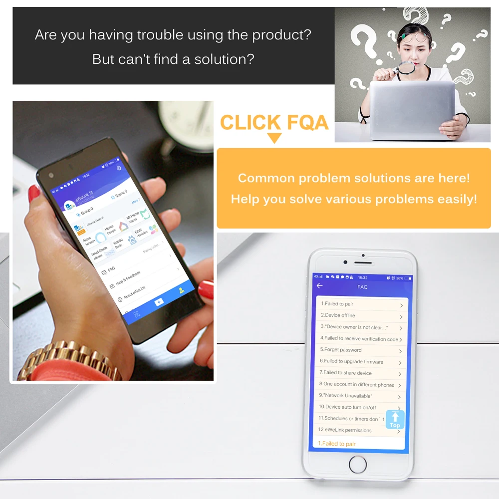 

For Android And IOS (EU/UK Plug) Smart WiFi Touch Control Stepless Dimmer Switch For The Dimmer Switch APP Remote Control