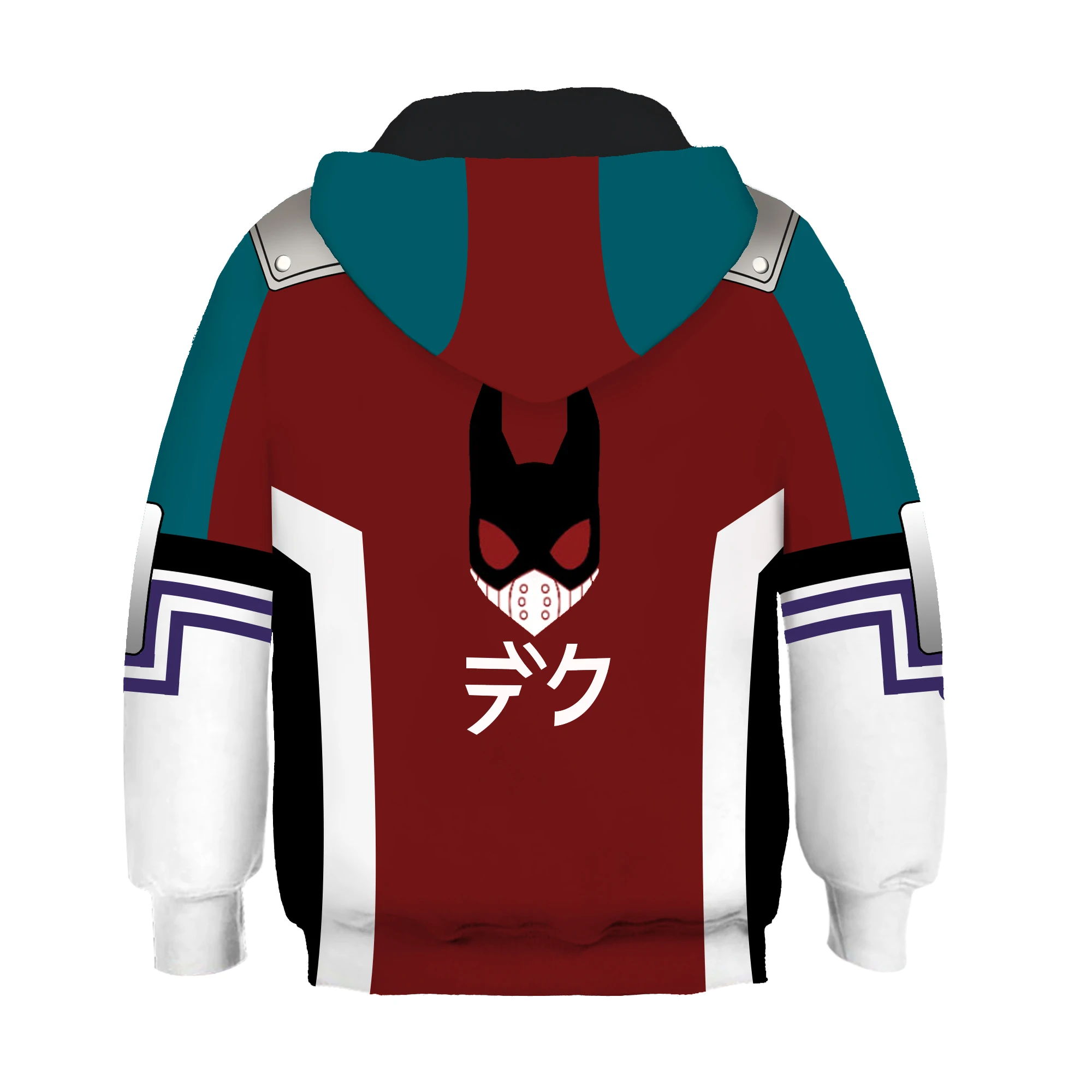 

New Anime My Hero Academia Midoriya Izuku Cosplay Costumes Hoodies Deku Sweatshirt Kids Child Sportswear Hooded Jacket Pullover