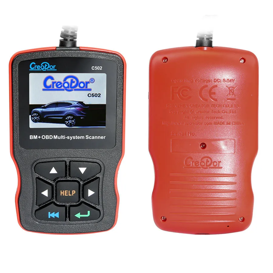 Автосканер Creator C502 для Benz OBD2 мульти система считыватель кодов тестер