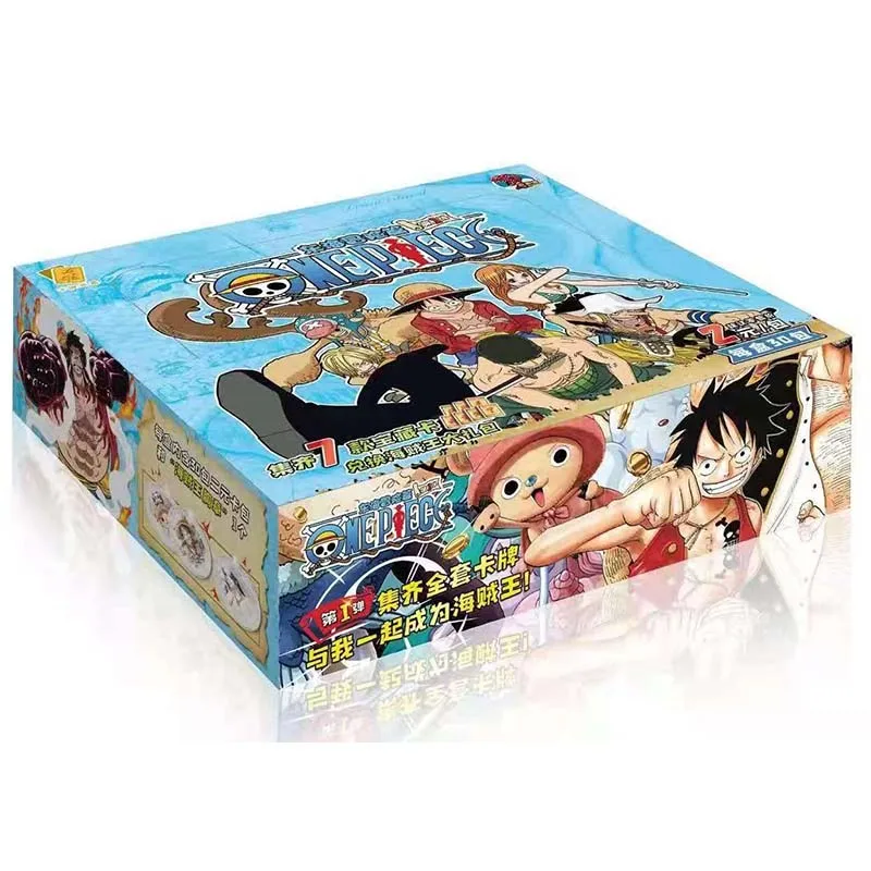 Luffy Zoro Sanji Nami бумажные карты игры для букв Аниме Коллекция периферийных