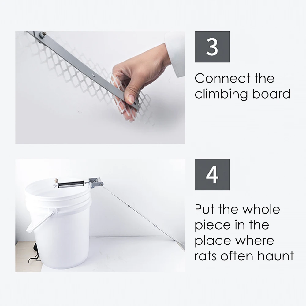 Автоматическая ловушка для мыши из нержавеющей стали подвижная палка крыс