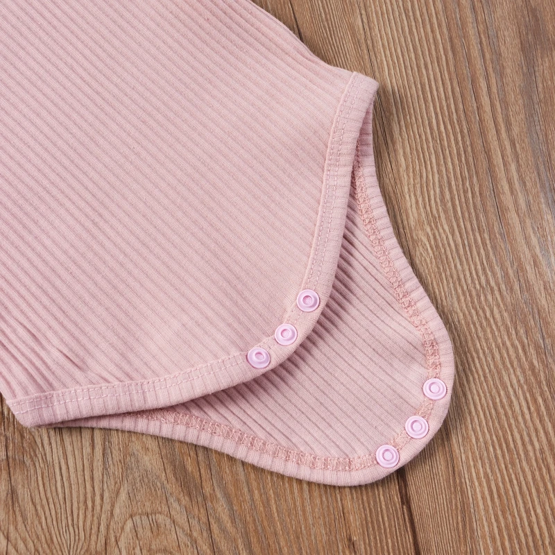 

Newborn Baby Girl Clothes Summer Infant Flying Sleeve Bodysuit Striped Vest Romper and Printed Shorts with Headband Clothing set