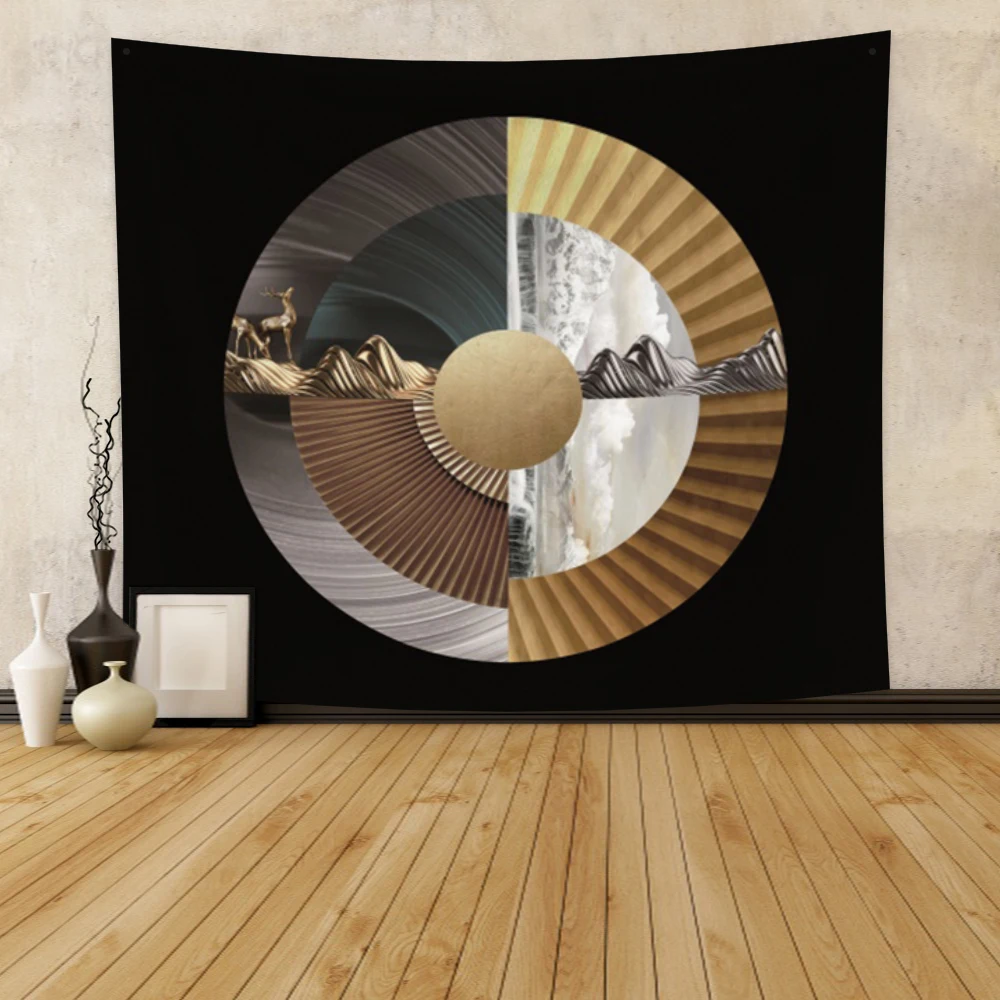 

Laeacco, модный гобелен в скандинавском стиле, горы, облако, Настенная табличка, прикроватная комната, фестиваль, свадьба, ресторан, магазин, кол...