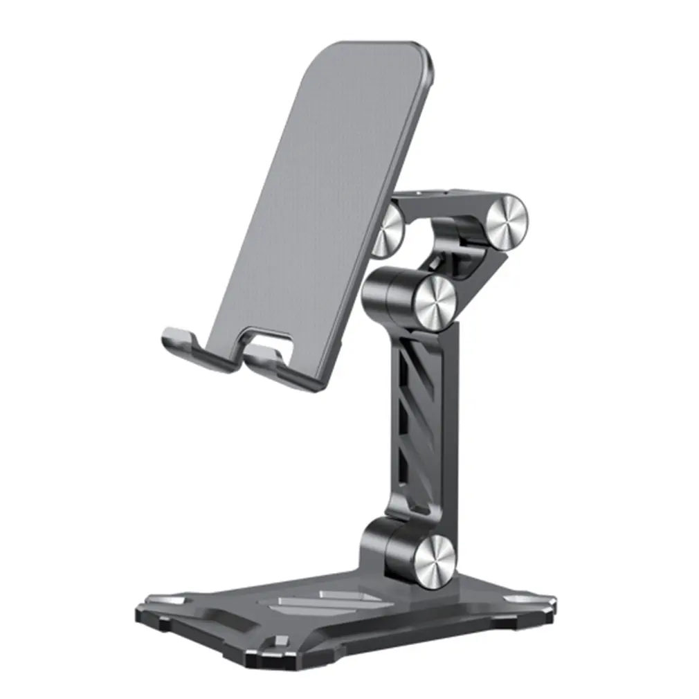 

Ergonomic Design Free Rotation Powder Metallurgy Antiskid Metal Telescopic Stand For 4.7-13 Inch For IPad And Tablet