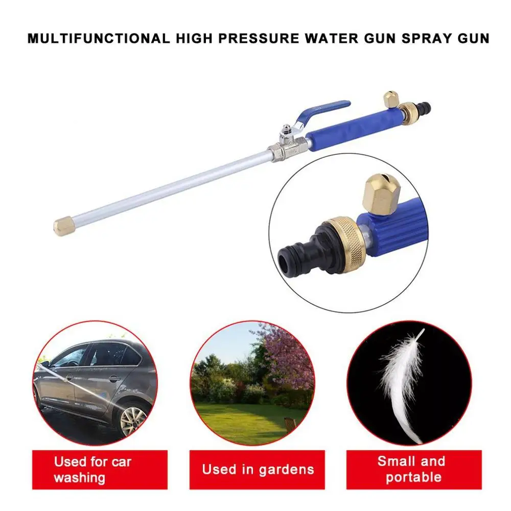 

High Pressure Power Washer Gun Spay Hose Garden Car Washing Cleaning Water Nozzle Spray Distance 15 Meters
