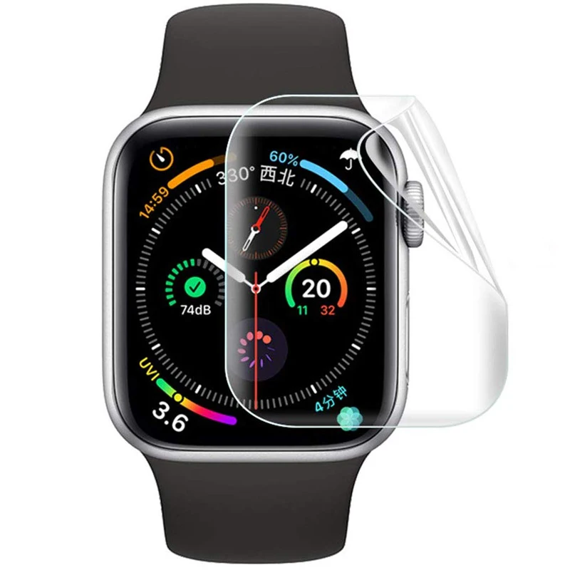 Полная защитная Гидрогелевая пленка для Apple watch защита экрана 42 мм 44 40 38 iwatch 5 4 3 2 1