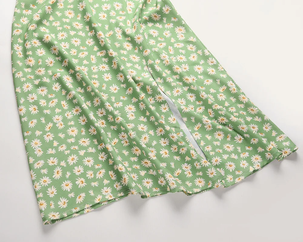 2020 Сексуальное цветочное платье с лямкой на шее платья для женщин летняя одежда