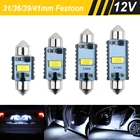 1x C10W C5W CSP светодиодный ная супер яркая гирлянда 31 мм 36 мм 39 мм 41 мм 12 В Диодная белая лампа Canbus для номерного знака для салона лампа для чтения