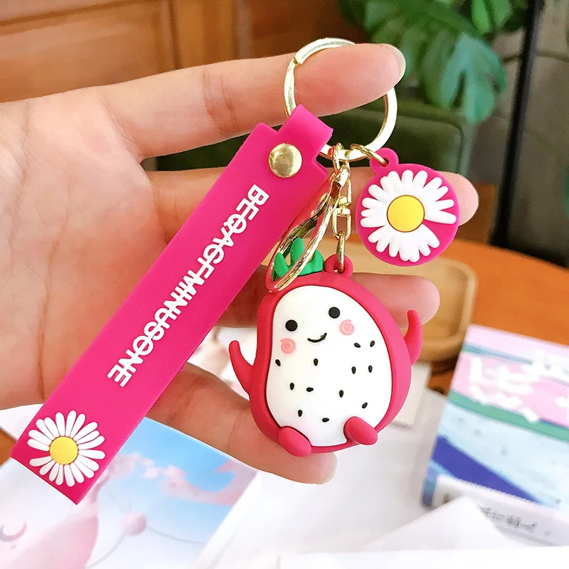 Летний брелок для ключей в виде фрукта с подвеской дракона | Украшения и