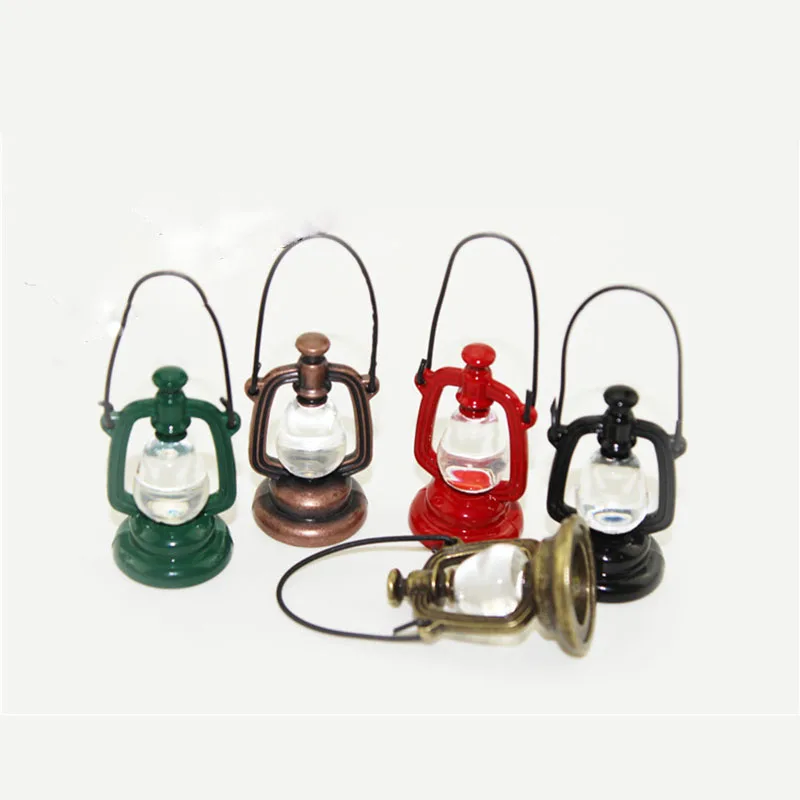 Мини ретро масляная лампа кукольный домик миниатюрная еда игра сцена модель