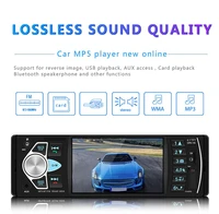 1 din car radio 4 1 digital display bluetooth fm mp3 autoradio multimedia player audio usb tf backup monitor car mp5 player
