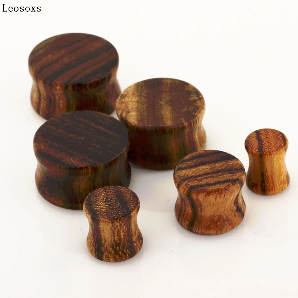 

Leosoxs 1 piece Explosive wood ear expansion ear puncture jewelry Europe and America Ear Plugs