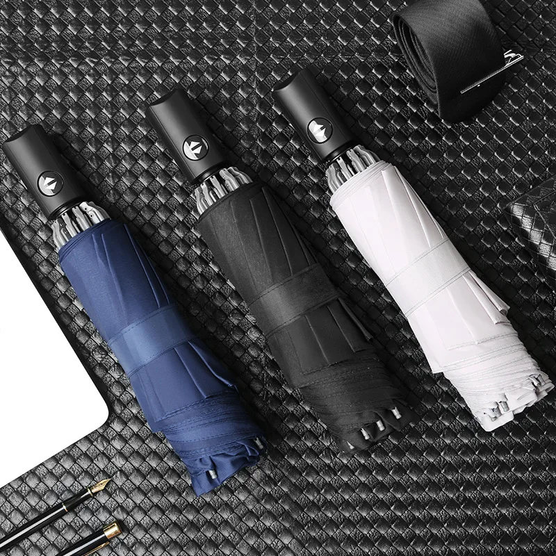 Зонт с 10 косточками и защитой от солнца Автоматический Складной Карманный