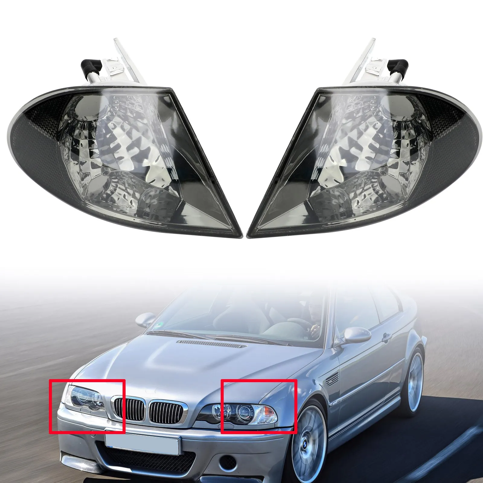 

Угол поворота для BMW 3 серии E46 99-01, серый