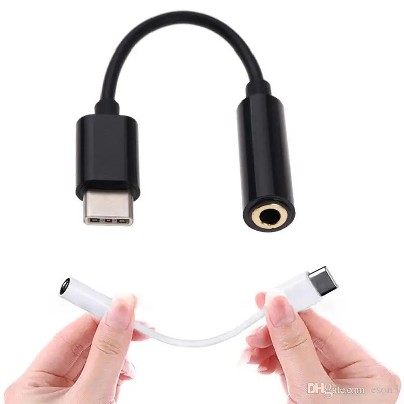 Кабель с разъемом USB типа C для 3 5 мм аудио адаптер кабели наушников женский Type-C