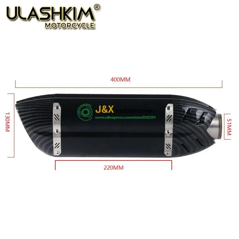 

Modified Front Middle Pipe Motorcycle Exhaust Muffler Escape Full System Slip On For yamaha NVX155 NVX 155 Aerox155 Aerox 155