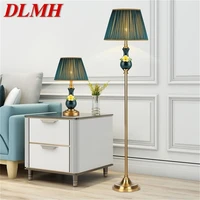 dlmh contemporary table lamps ceramic desk light for home led creative hotel bedroom decoration