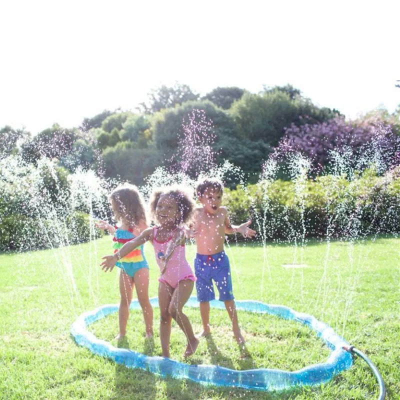 

New children's water spray paradise plastic PVC inflatable water spray circle children play water personality toys