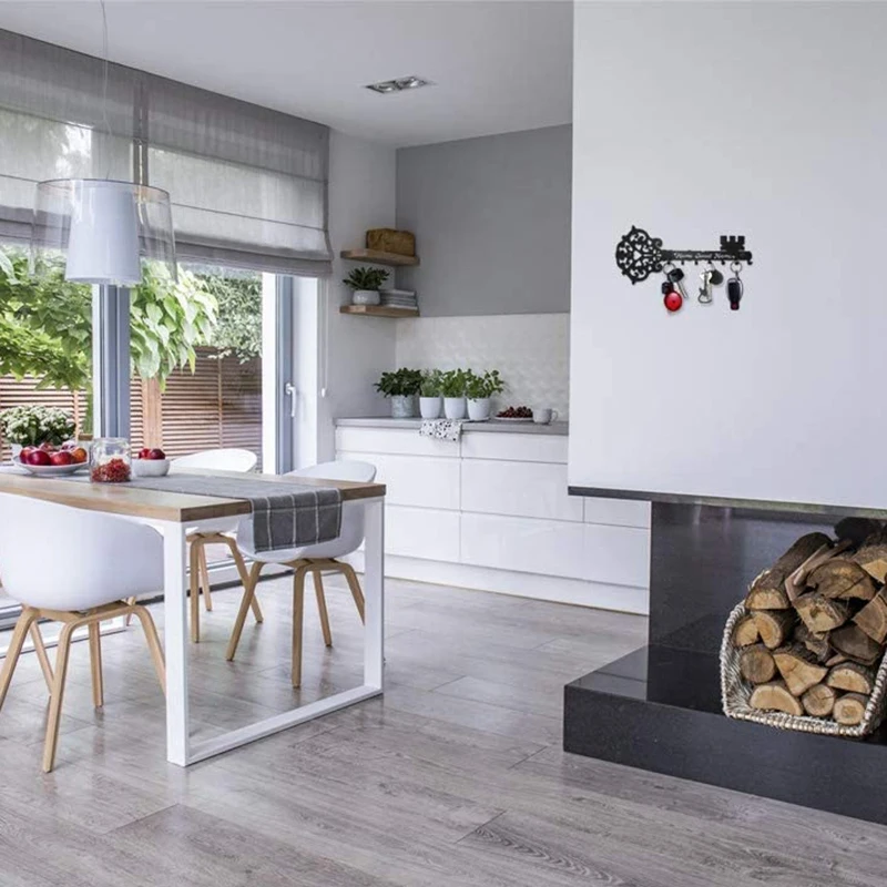 

Key Holder for Wall Mount Sweet Home Decor,Metal Hanger for Front Door,Kitchen,Store House,Vehicle Keys,Vintage Decor