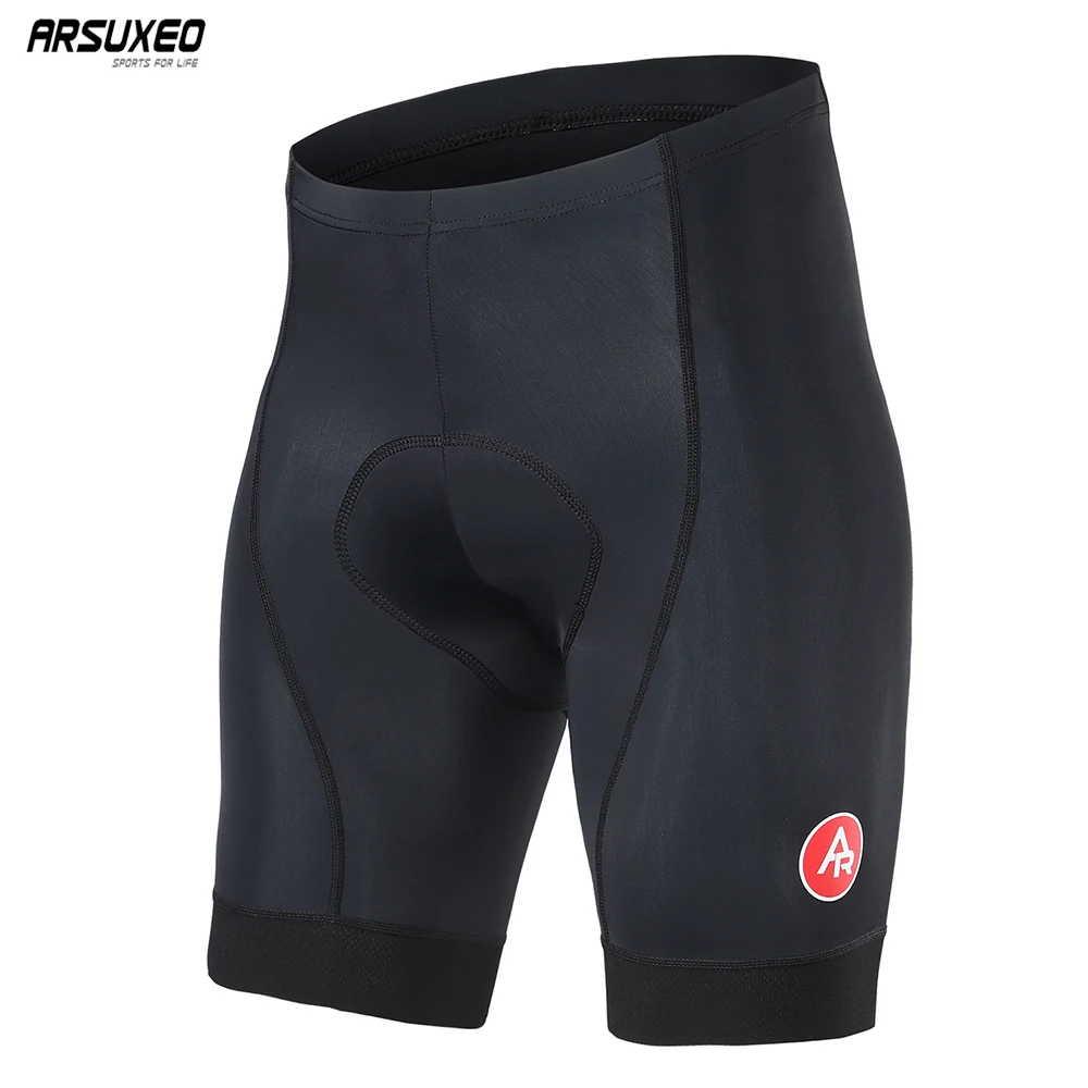 

ARSUXEO Men Cycling Shorts Bike Sports Tights 3D Pad Shockproof Drop Leg Gripper Maillot Leggings 3/4 Pants Bicycle Compression