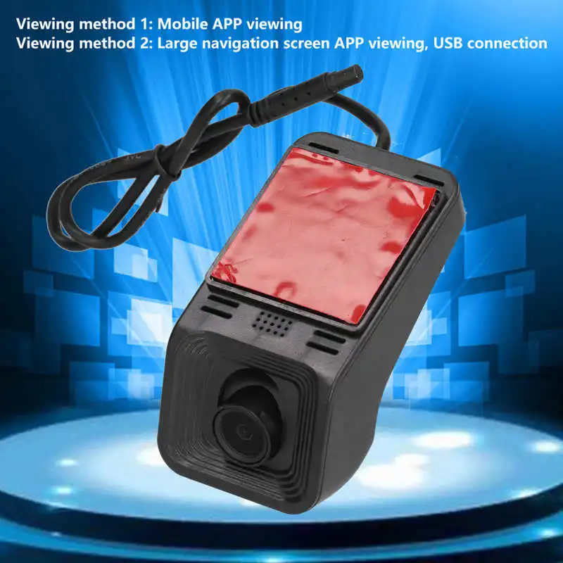 Автомобильный видеорегистратор с углом обзора 140 ° сенсорным экраном и датчиком