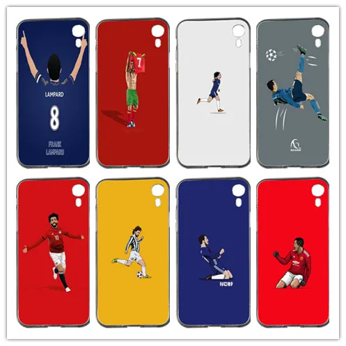 Cristiano Ronaldo Мягкий ТПУ чехол для мобильного телефона чехол для Iphone 4, 4S 5 5S SE 5C 6 6S 7 8 Plus X XS XR Max Shell