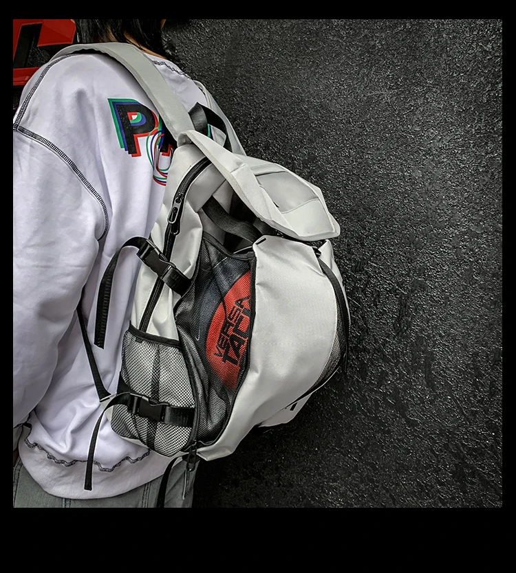 

BB1144 2021 Backpack men's trendy brand large-capacity basketball bag campus student training sports bag