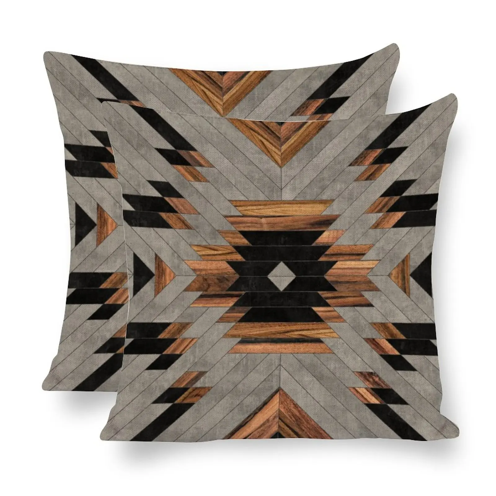 

Двусторонняя наволочка в стиле АЦТЕКСКИХ городов, льняной декор для кровати в стиле ретро, напольная подушка в стиле бохо, украшение для дом...