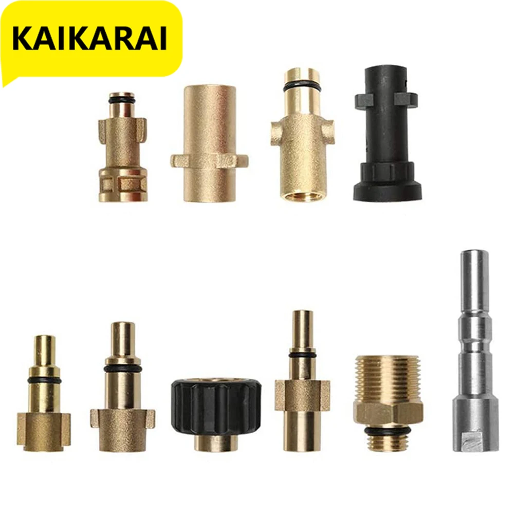 

Pressure Washer Gun Lance Bayonet Connector Snow Foam Lance Nozzle Adapter Foam Cannon Soap Gun Adapter Fitting