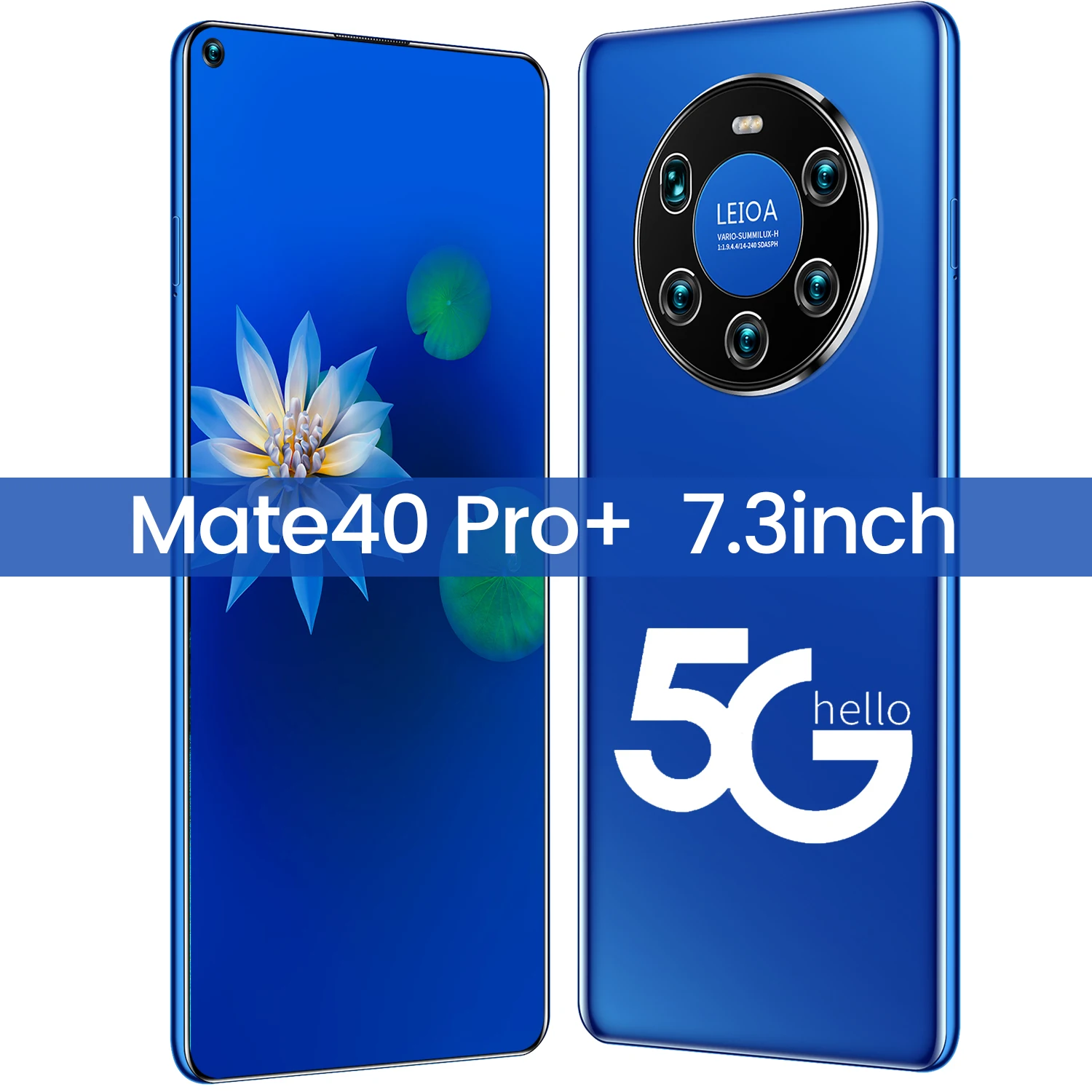 

Global Version Mate40 Pro+ Smartphone Deca Core 6000mAh 12GB 512GB 7.3Inch Full Screen4G LTE 5G Network Mobile Phone