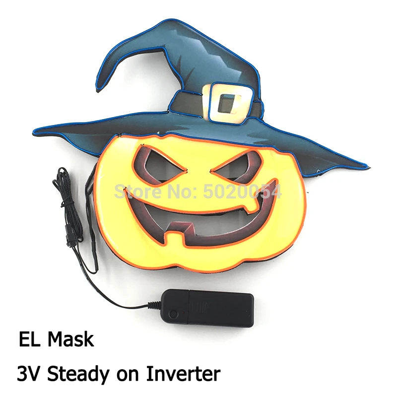 Модная маска для косплея из фильма с подсветкой светодиодная Хэллоуина
