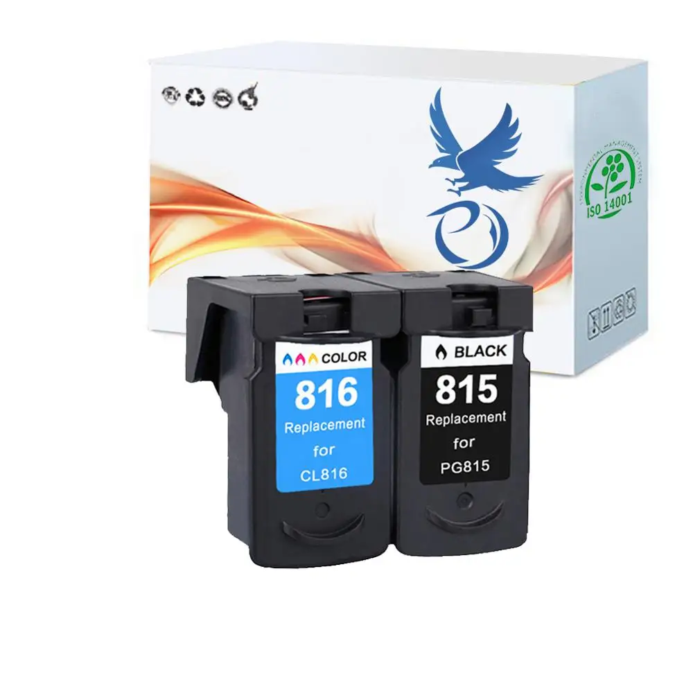 Картридж для чернил PG815XL CL816XL совместимый с Canon PG815 CL816 IP2780 IP2788 IP2700 MP288 mp237 MP250 MP259 MP498 |