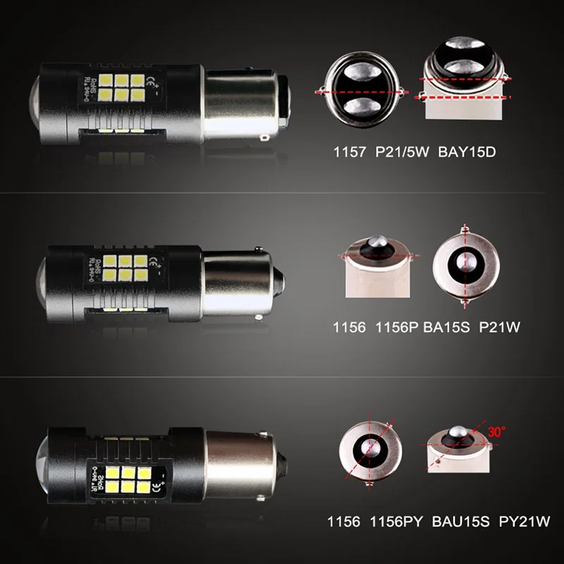 TF30 2 шт. 1156 BA15S P21W светодиодный BAU15S PY21W BAY15D P21-5W 1157 R5W 21 шт. 3030SMD авто светодиодный стоп-сигнал заднего хода светильник сигнальная лампа 12 V/24 V
