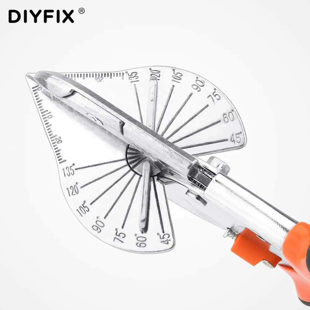 45 to 90 Degree Edge Angle Shear Scissors Miter Wire Slot Cutter Hand Multifunctional PVC PE Plastic Pipe Plumbing Tool | Инструменты