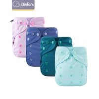 elinfant 1 pcs baby waterproof diaper cover multiple colour reusable washable eco friendly adjustable cover fit 3 15kg baby