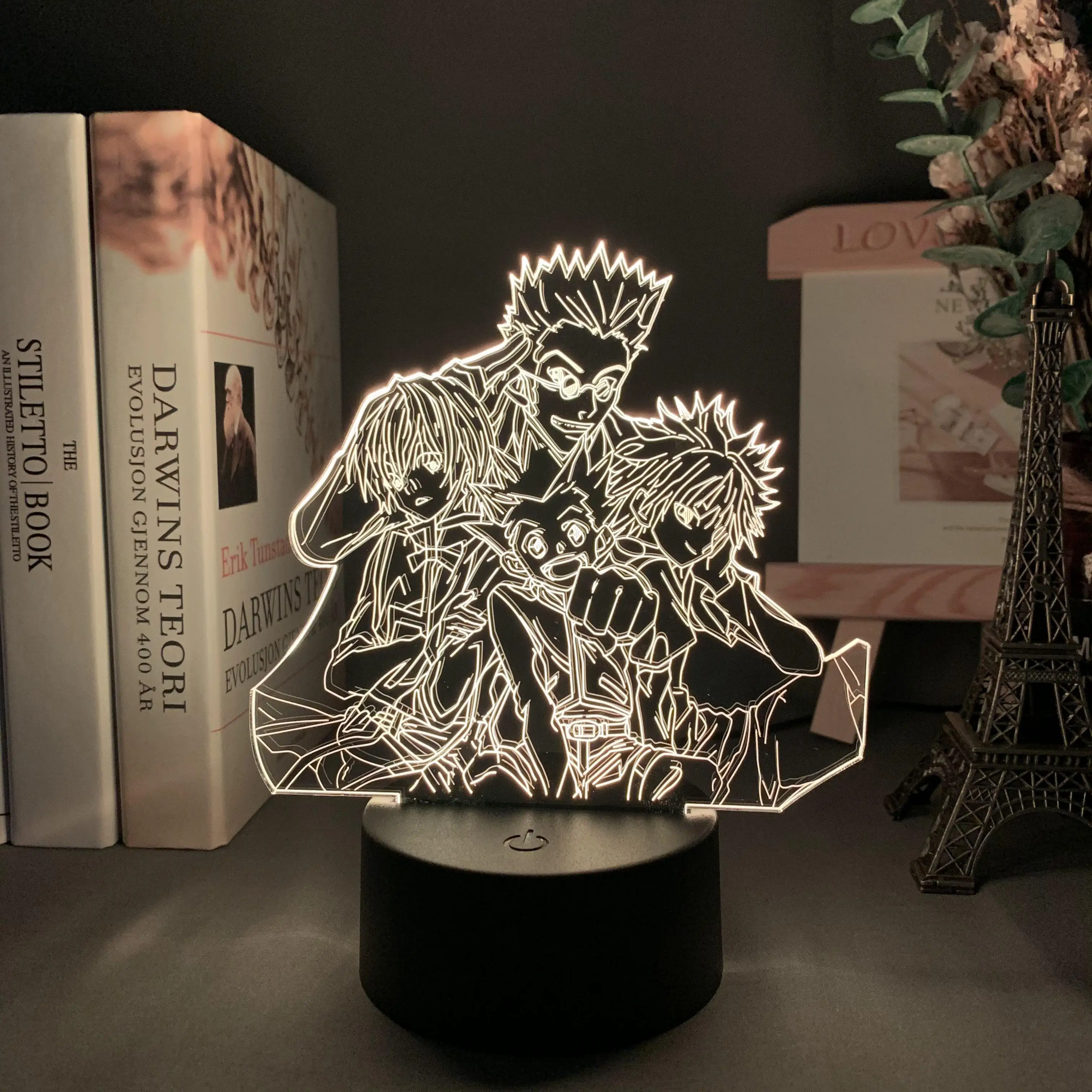 Hunter X светодиодный светильник для детей Украшения в спальню Hxh группа Охотник