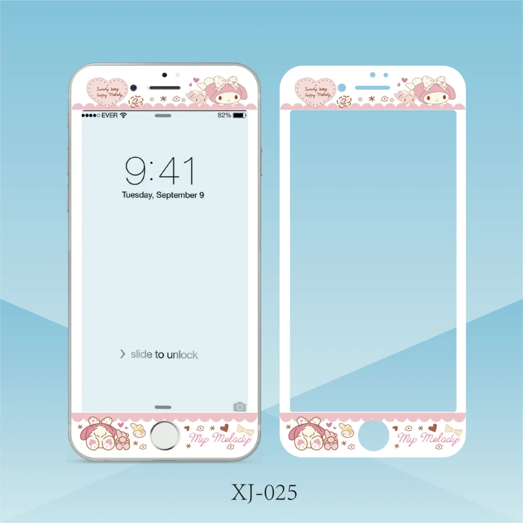 Защитное закаленное стекло с мультяшным рисунком для iPhone 6 6s Plus 7 8 plus защитная