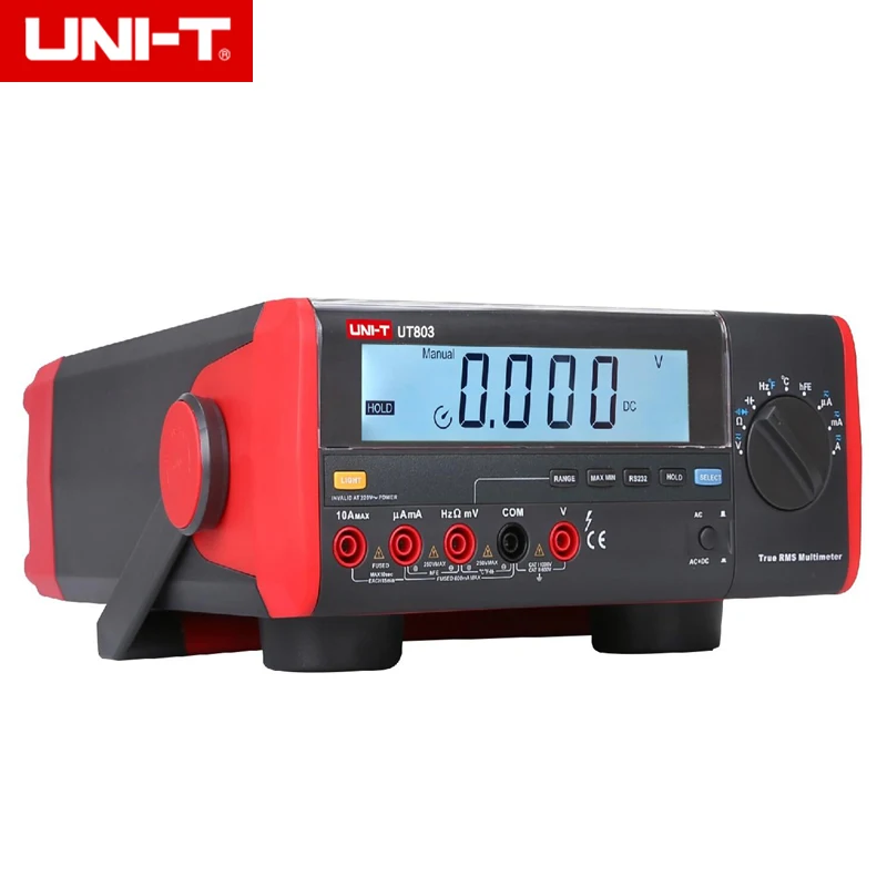 UNI-T UT803 настольный цифровой мультиметр Вольт Ампер Ом Емкость Темп тестер