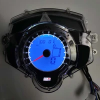 7 color motorcycle instrument lcd digital gauge speedometer tachometer odometer display for yamaha lc135