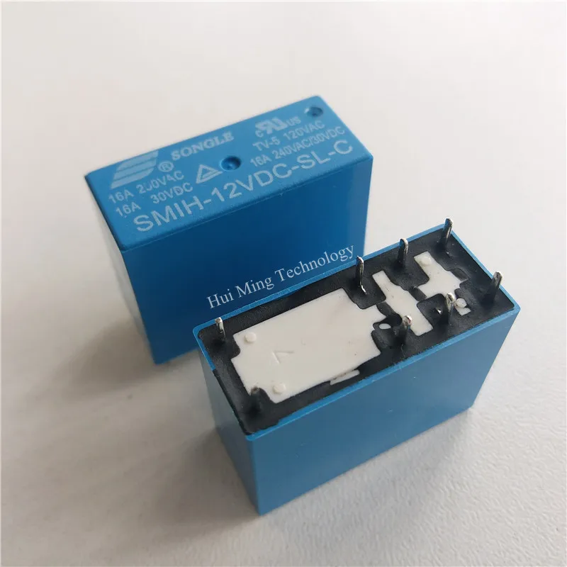 8 шт. реле SMIH 12VDC SL A 05VDC C 24VDC 250V 16A 6/8 pin 5В/12В/24VDC реле|Реле| |