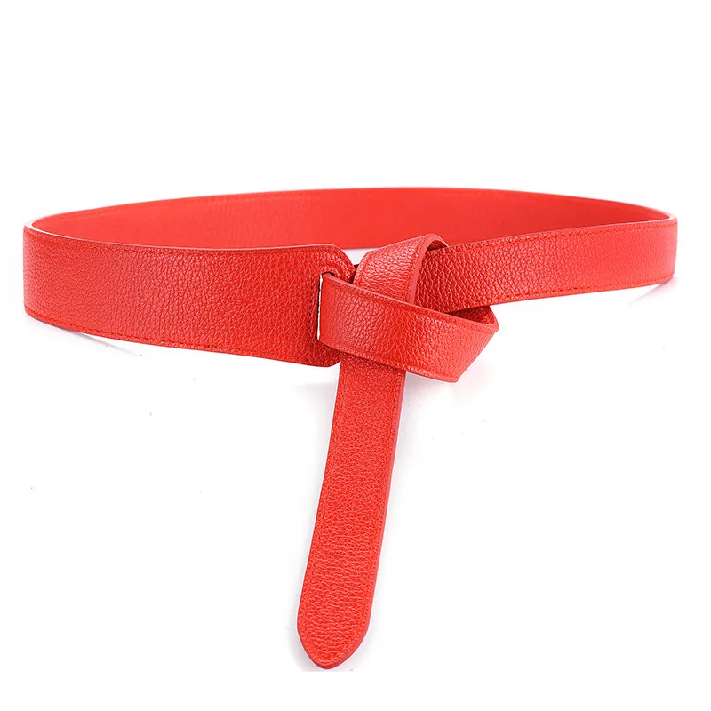 

Designer High Quality Women's Belt Women's Non-metal Allergy Ladies Dress Girls Loose Bow Belts Waist Closure Belt harajuku