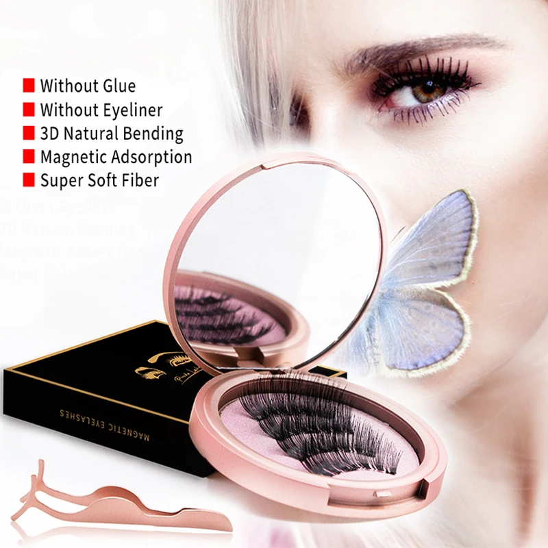 Магнитные ресницы магнитные накладные натуральные норковые 3D/6D искусственные