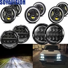 Фары 7 'высшего качества для lada niva 4x4 suzuki samurai 7 