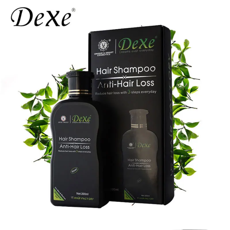 

200ml Dexe Hair Shampoo Set Anti-hair Loss Chinese Herbal Hair Growth Product Prevent Hair Lost Treatment for Men & Women