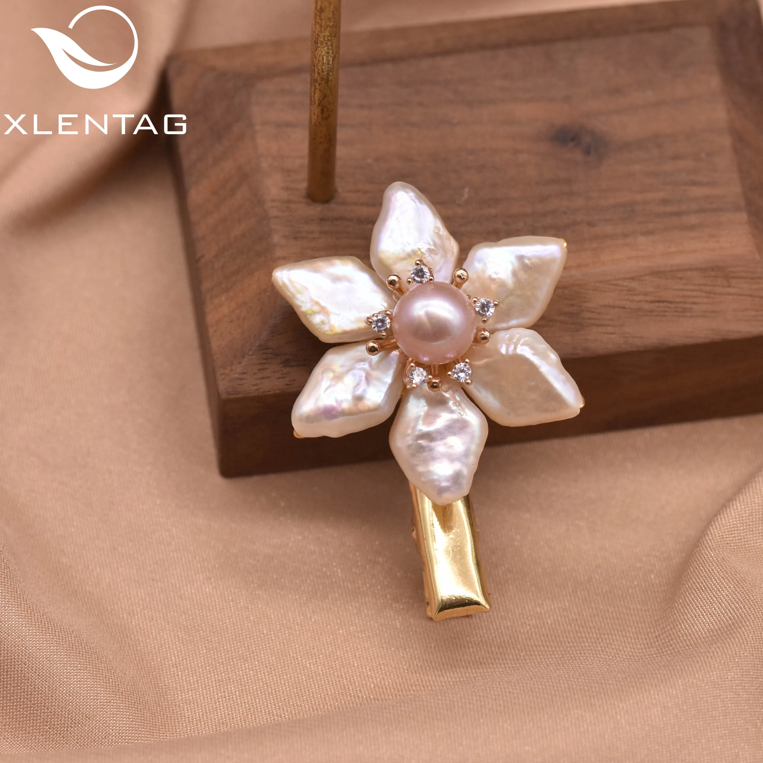 

Xlentag Geometric Shape Baroque Pearl Hairpin Premium Engagement Party Gifts Exquisite Luxury Handmade Jewelry Gifts GH0021
