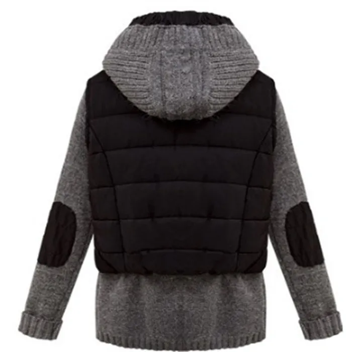 Casual Waist Down Cotton-Padded Jacket Winter Clothes New Women's All-Match Down Cotton-Padded Jacket Hooded Slim Coat