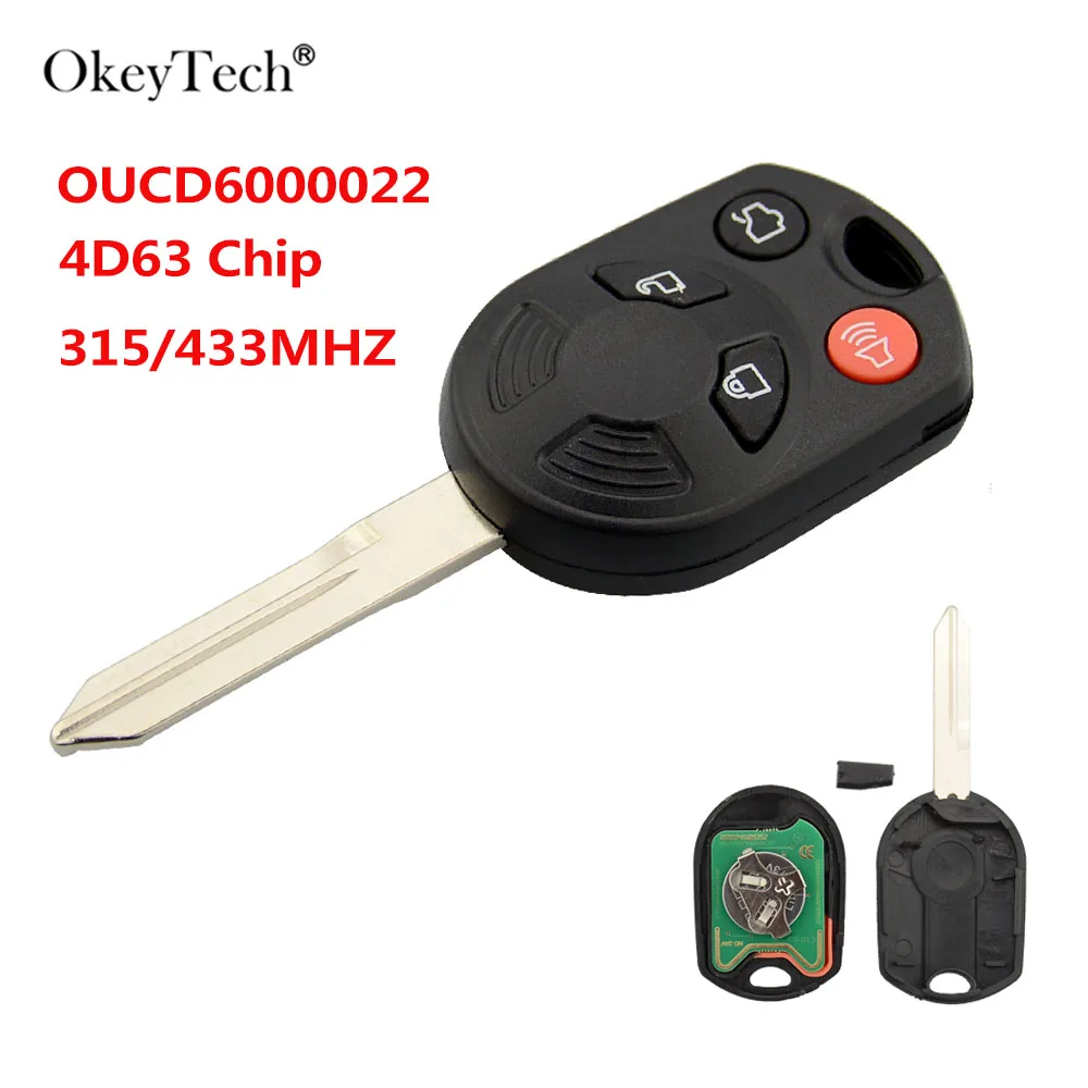 OkeyTech дистанционный ключ для автомобиля Ford C Max Edge Побег фокус Lincoln Мазда OUCD6000022 315/433