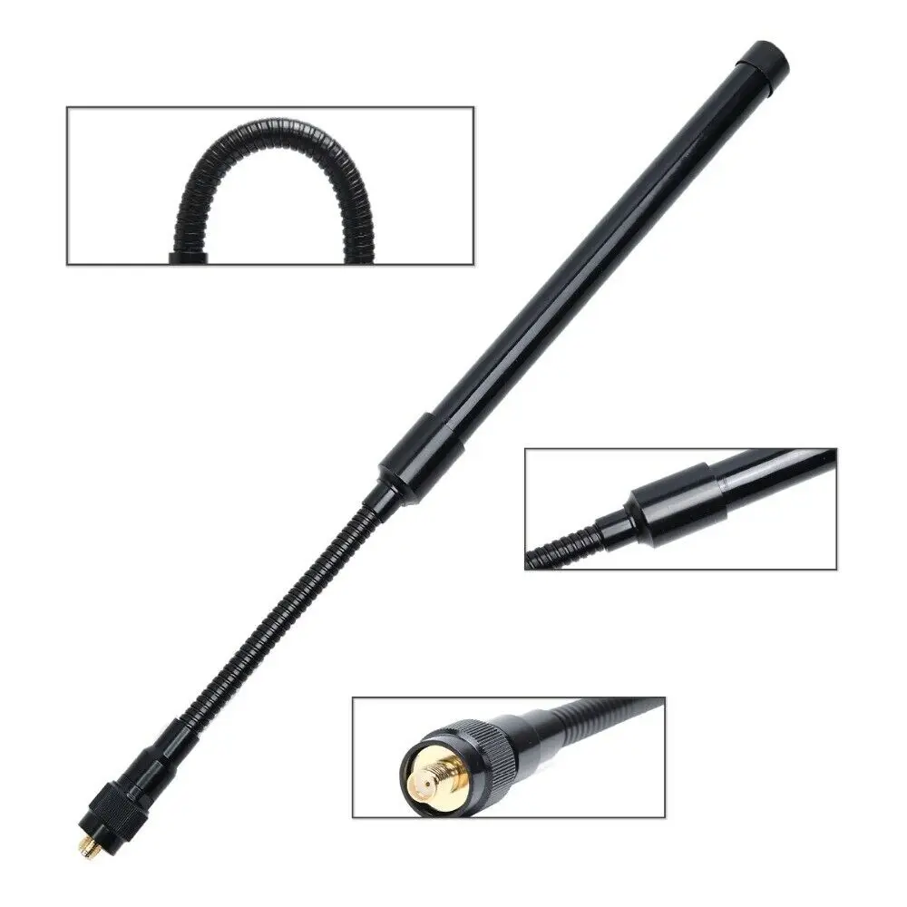 

10pcs JFS-001 33cm/12.99in Gooseneck VHF/UHF 144/430MHz SMA-Female Tactical Antenna for Radio Walkie Talkie BAOFENG UV-5R 888S