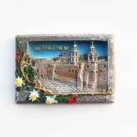 qiqipp magnetic refrigerator accompanying gift for creative decorative crafts in bethlehem manger square palestine